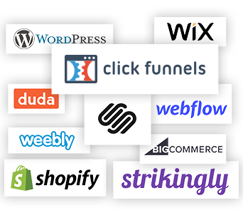 commerce platforms like Wix, Weebly, and BigCommerce