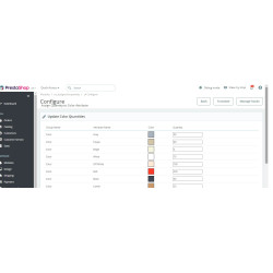 Global ActivationDeactivation of Product Colors in PrestaShop
