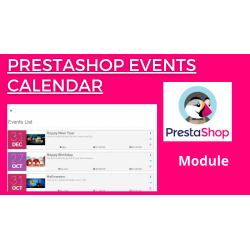 PrestaShop Events Calendar