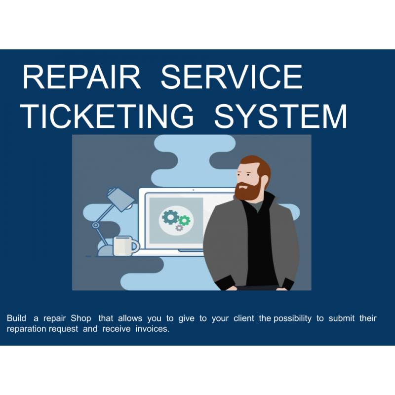 Repair service ticketing system